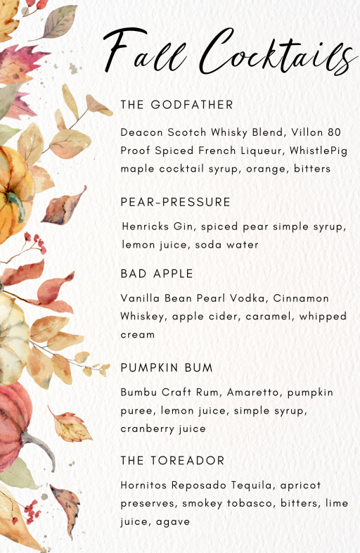 Fall Cocktails (Invitations (Portrait))